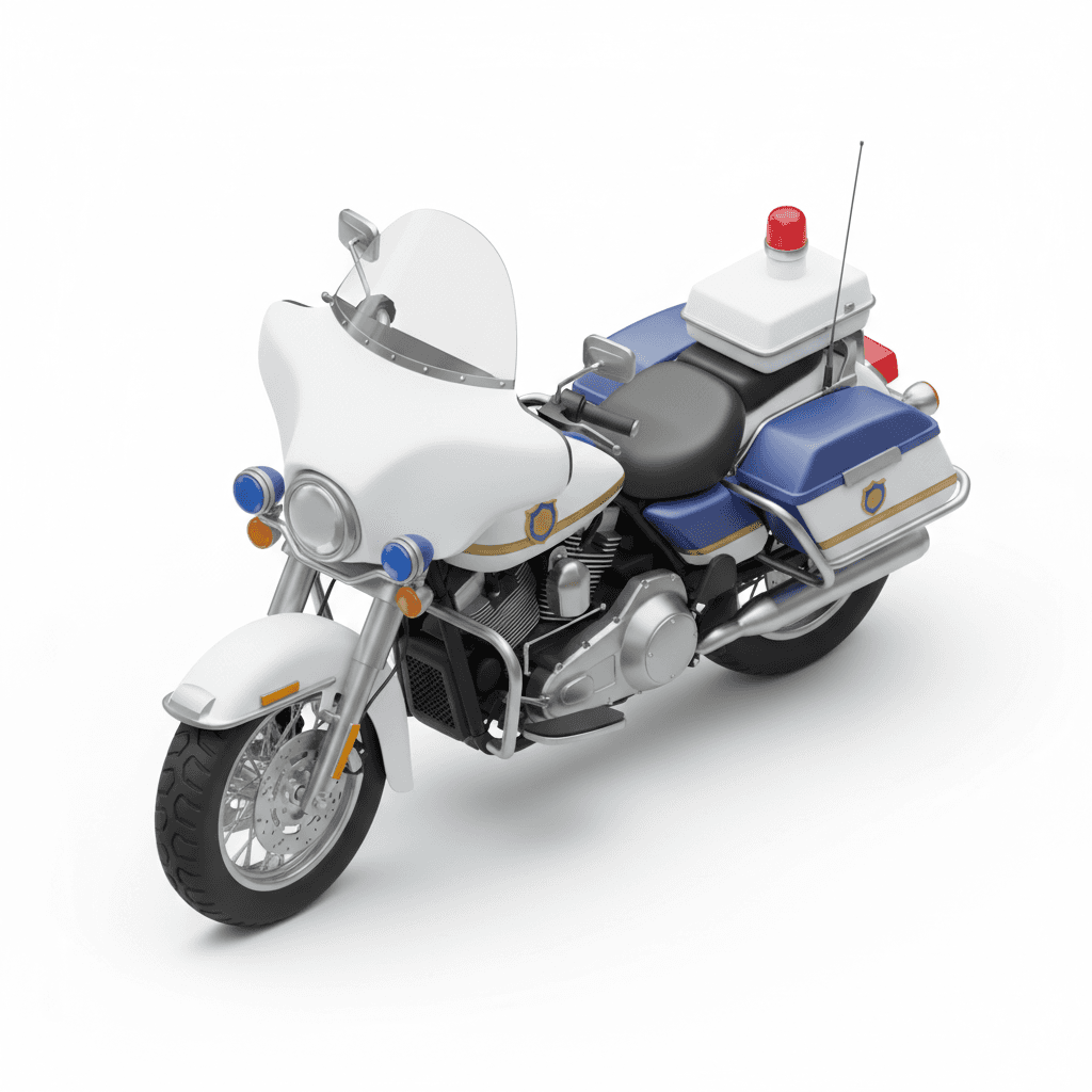 police motorcycle
