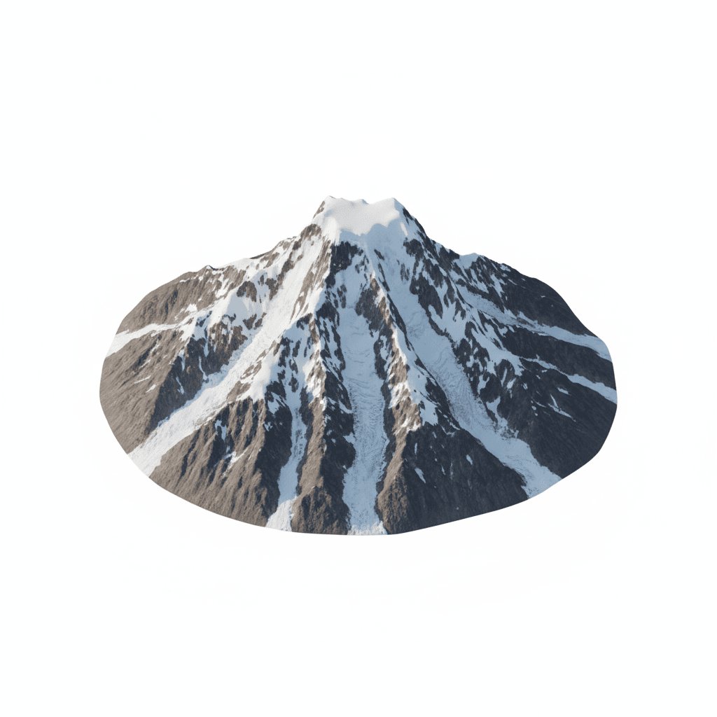 mountain jaya wijaya, papua, indonesia