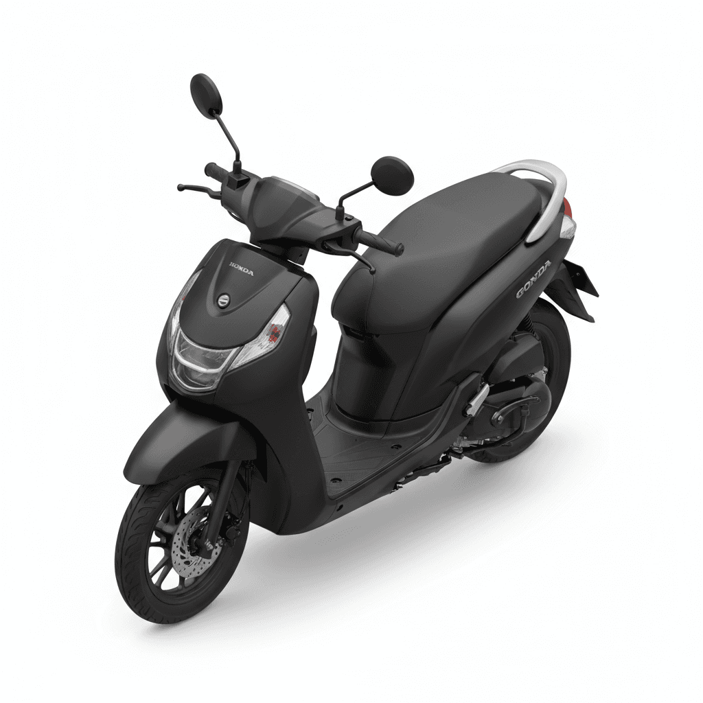 motorcycle honda genio black standar