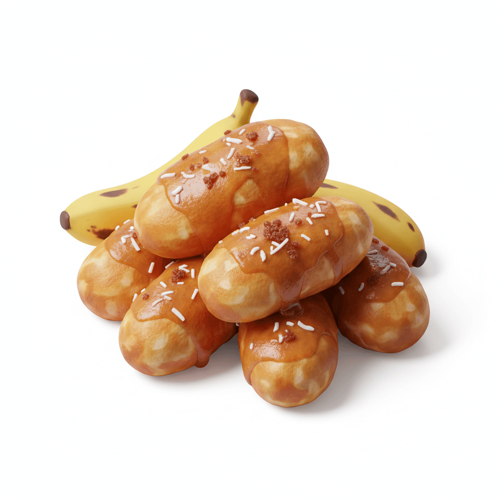 Pisang goreng direbus