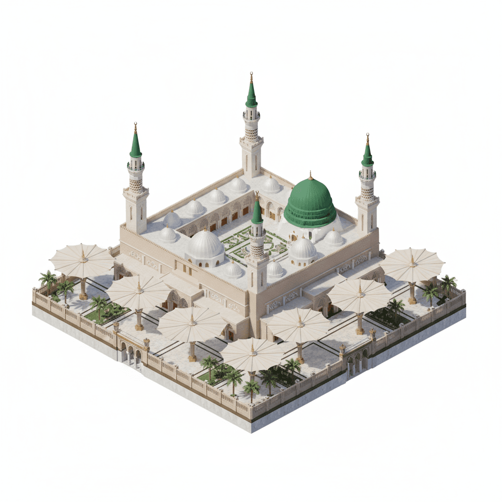 masjid nabawi lengkap 1 kawasan