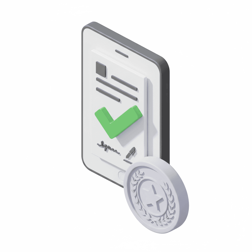 your document approved