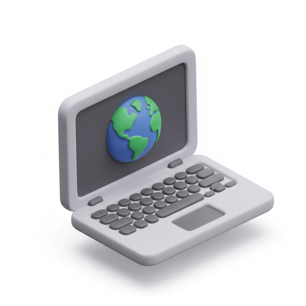 laptop macbook, semi-realish icon