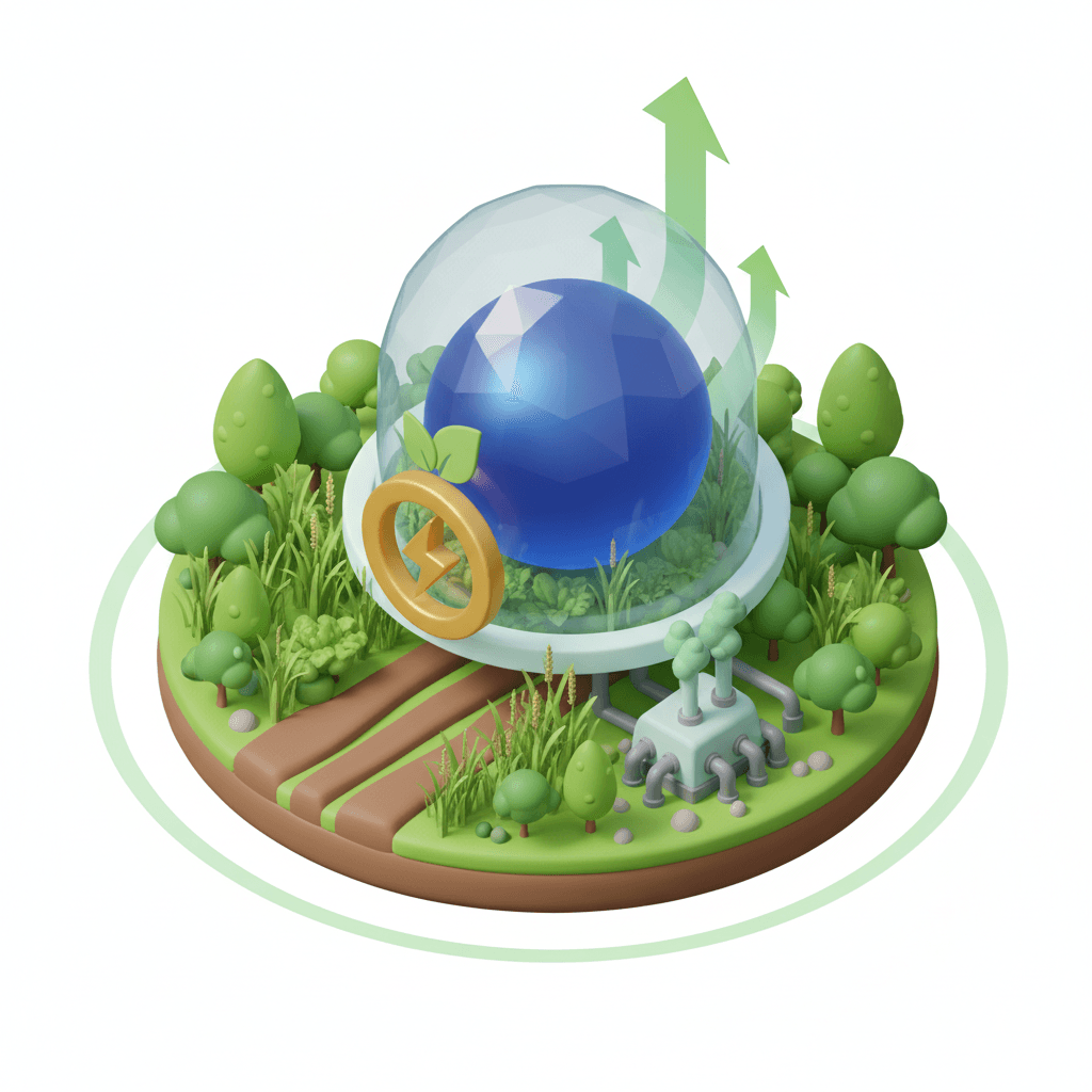 Bioenergy for Land Restorations as Carbon Sink