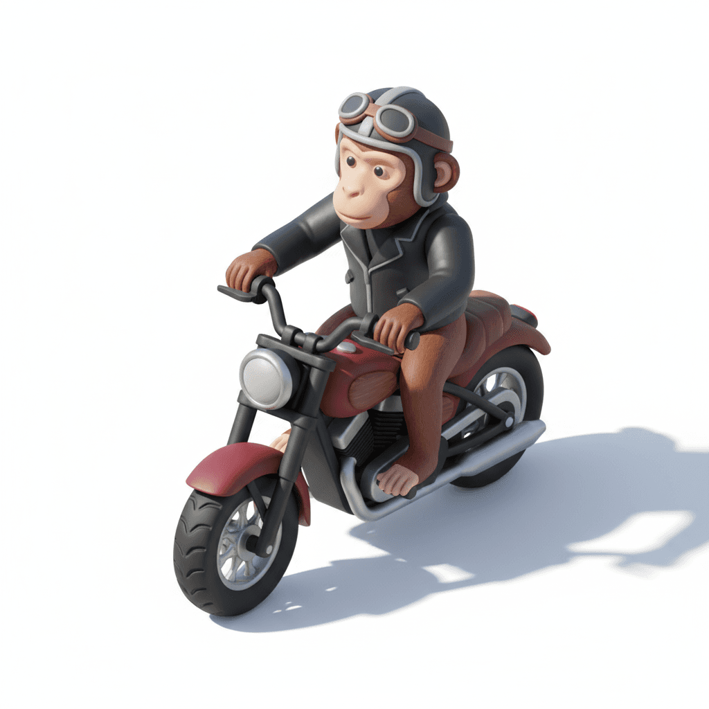 Monkey drive bike
